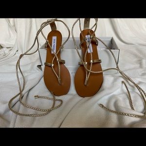 Steve Madden lace up sandals